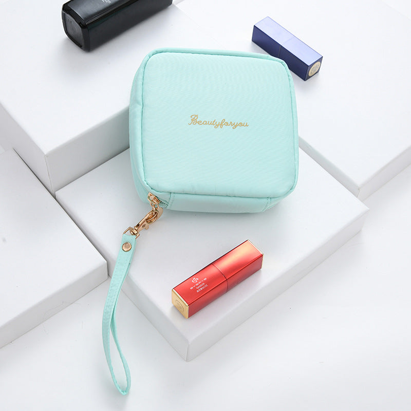 Portable Zipper Makeup Pouch Travel Cosmetic Bag