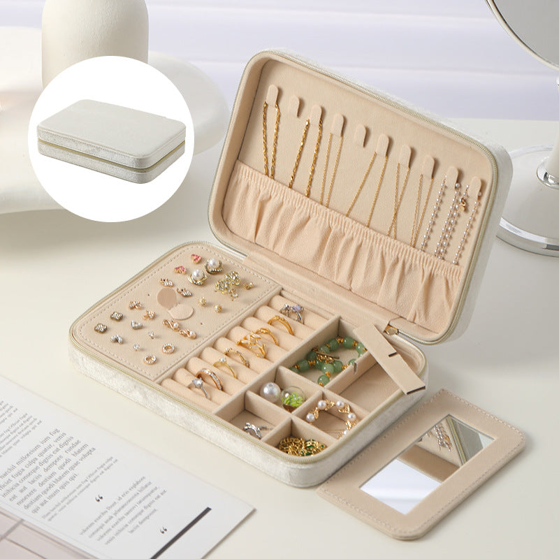 Velvet Multi Function Jewelry Box for Girls
