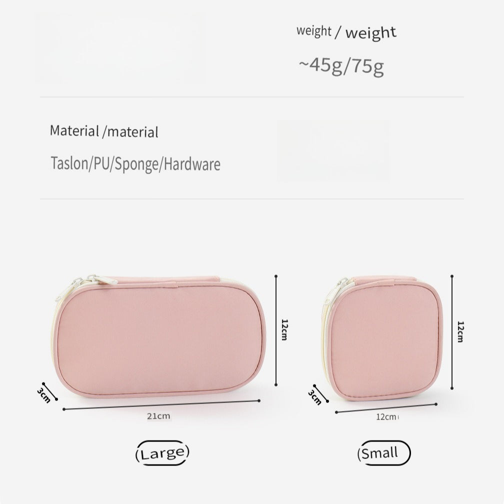 Nylon Travel Jewelry Pouch Clutch Multiple Colors