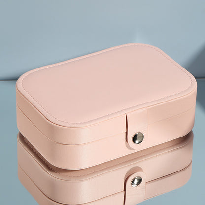 PU Earring Necklace Jewelry Box Portable