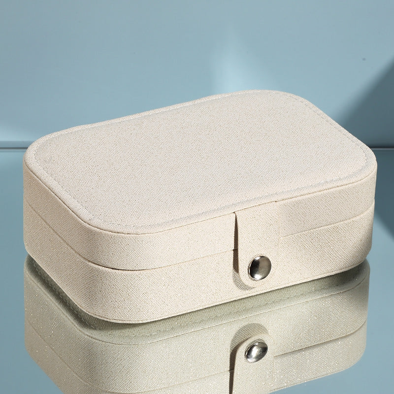 PU Earring Necklace Jewelry Box Portable