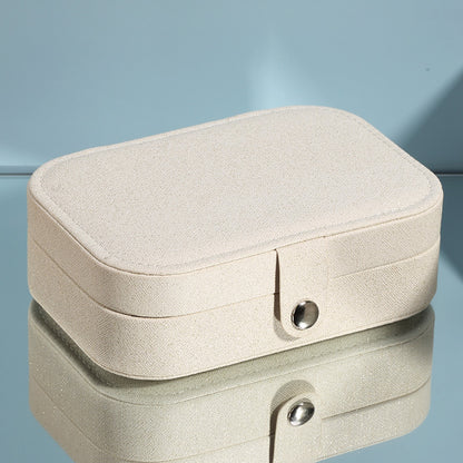PU Earring Necklace Jewelry Box Portable