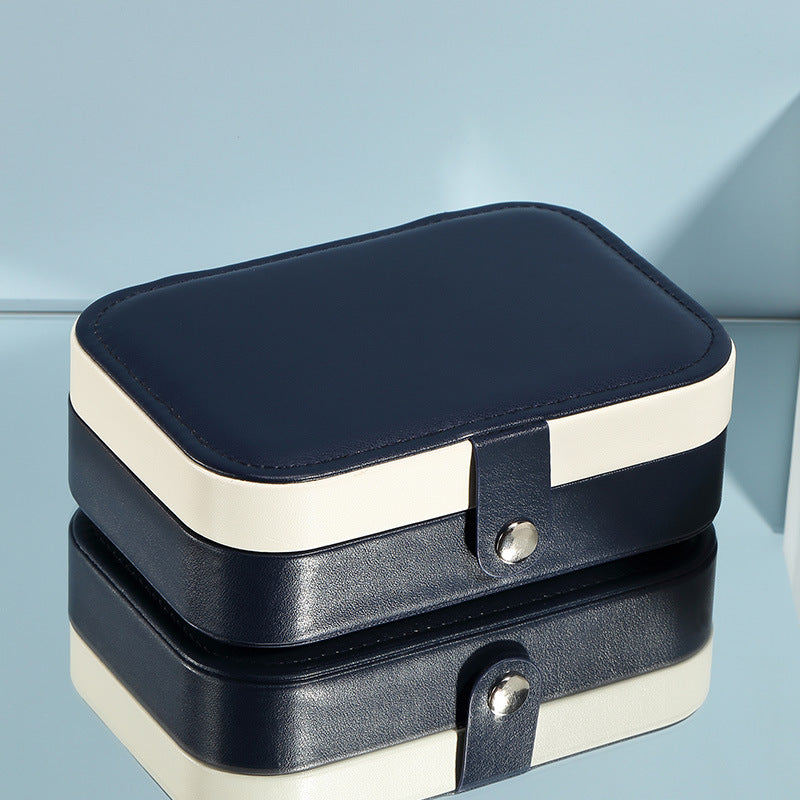 PU Earring Necklace Jewelry Box Portable