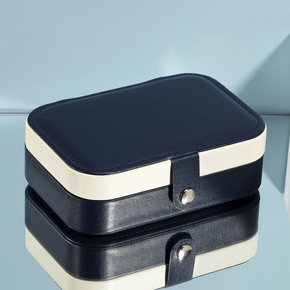 PU Earring Necklace Jewelry Box Portable