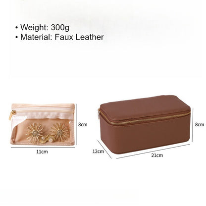Large Travel Jewelry Organizer Case Multiple Colors