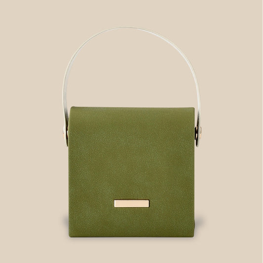 Portable Handheld Color Block Jewelry Box For Travel