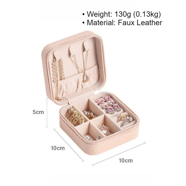 Home Jewelry Box for Rings Earrings Necklace Storage