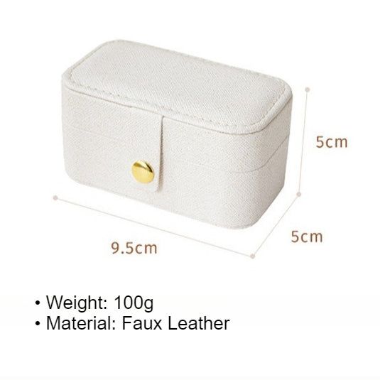 Mini Travel Jewelry Box for Earring Ring Lipstick