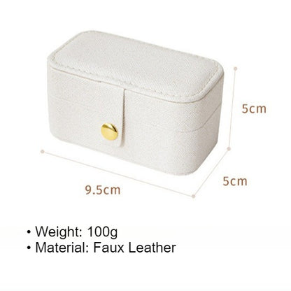 Mini Travel Jewelry Box for Earring Ring Lipstick