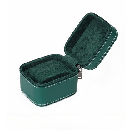 PU Round Corner Zipper Watch Case Multiple Colors