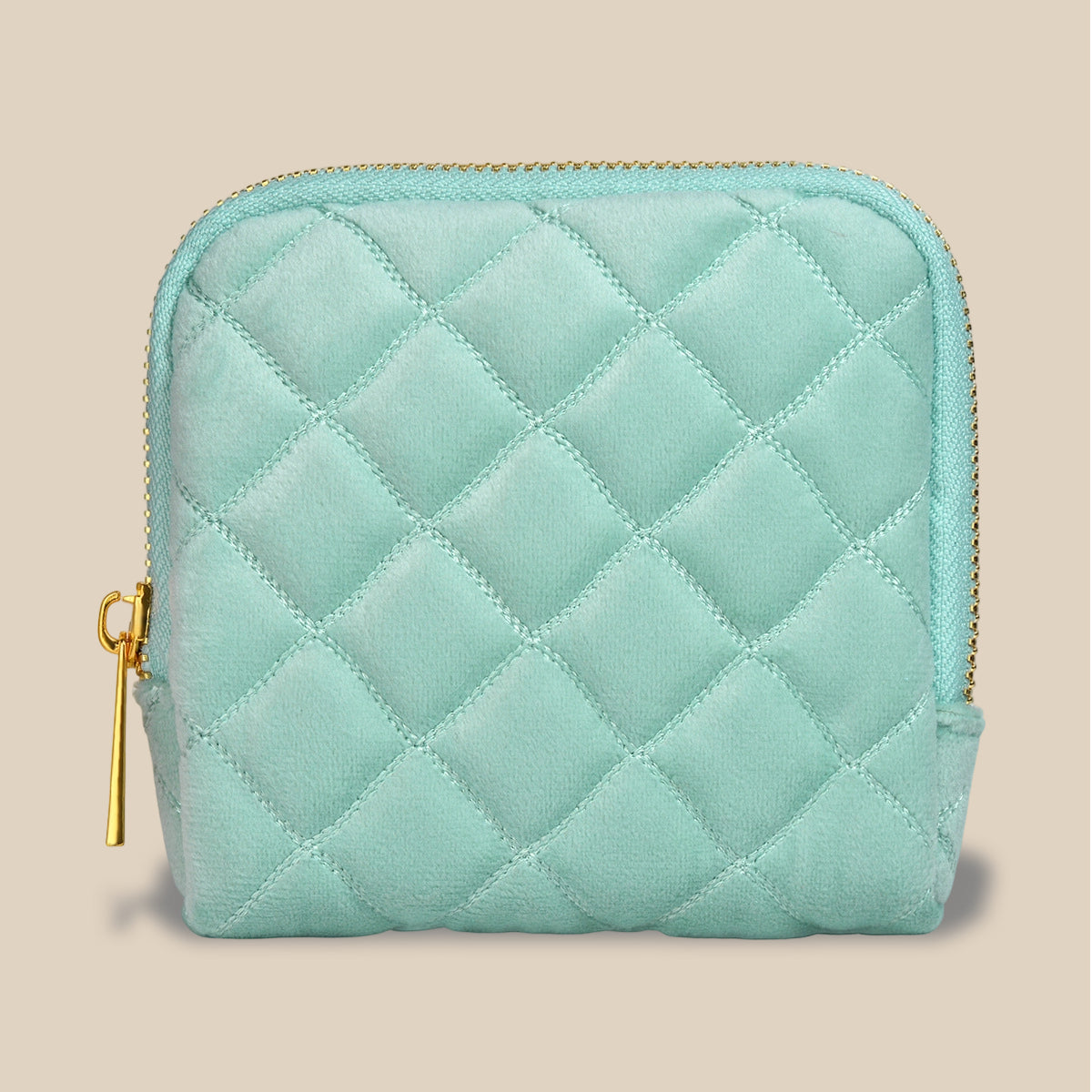 Plaid Pattern Elegant Jewelry Storage Pouch