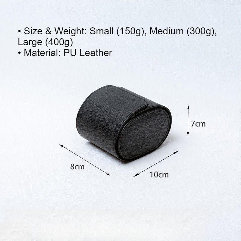Pebble Grain PU Multi Slot Travel Watch Case