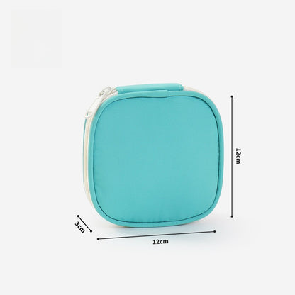 Nylon Travel Jewelry Pouch Clutch Multiple Colors