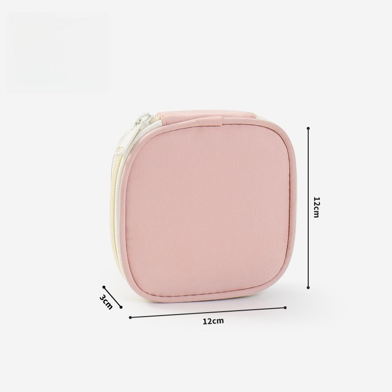 Nylon Travel Jewelry Pouch Clutch Multiple Colors