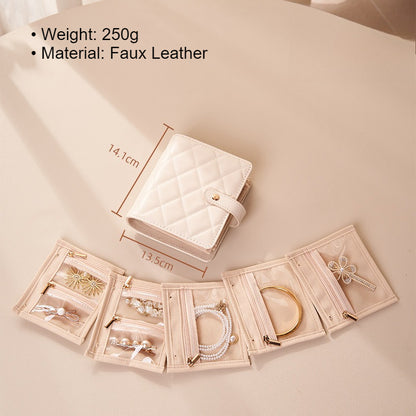 Book Style Jewelry Organizer Case Portable