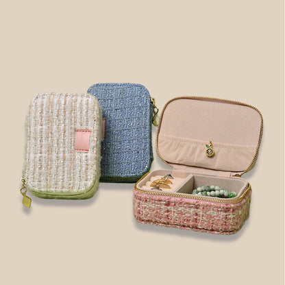 Portable Anti Tarnish Jewelry Pouch Multiple Colors