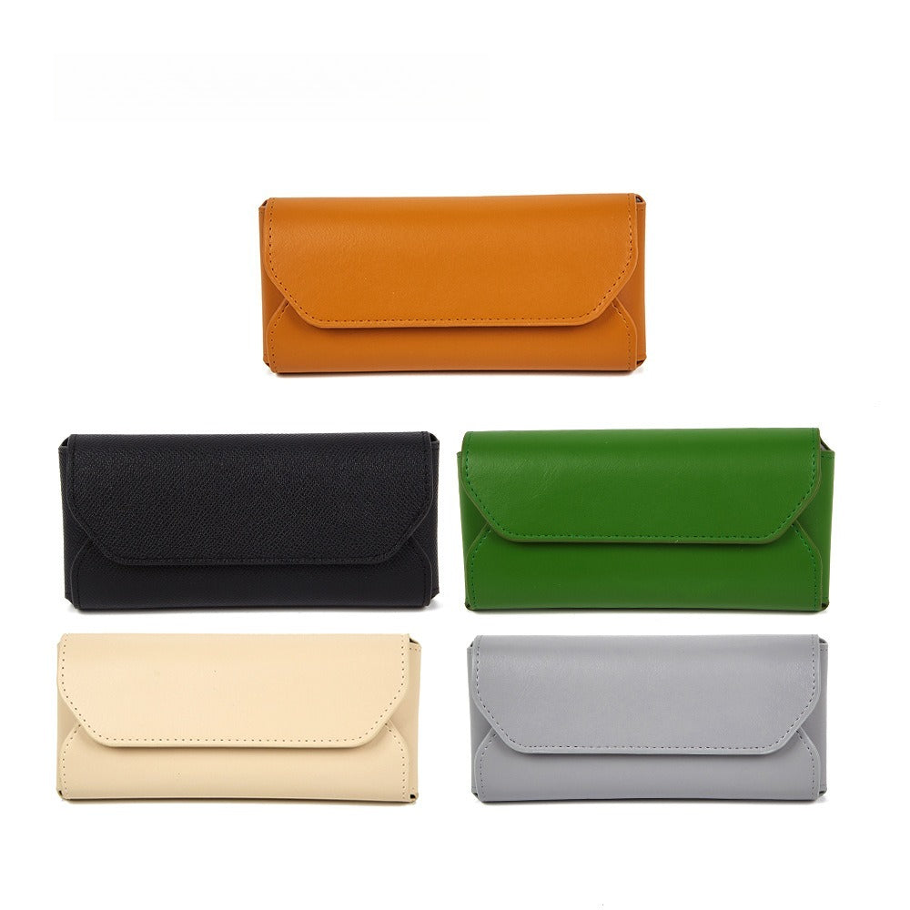 Classic Solid Color Crush Resistant Waterproof Eyeglasses Case