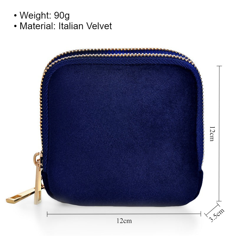 Italian Velvet Multi Layer Retro Jewelry Pouch