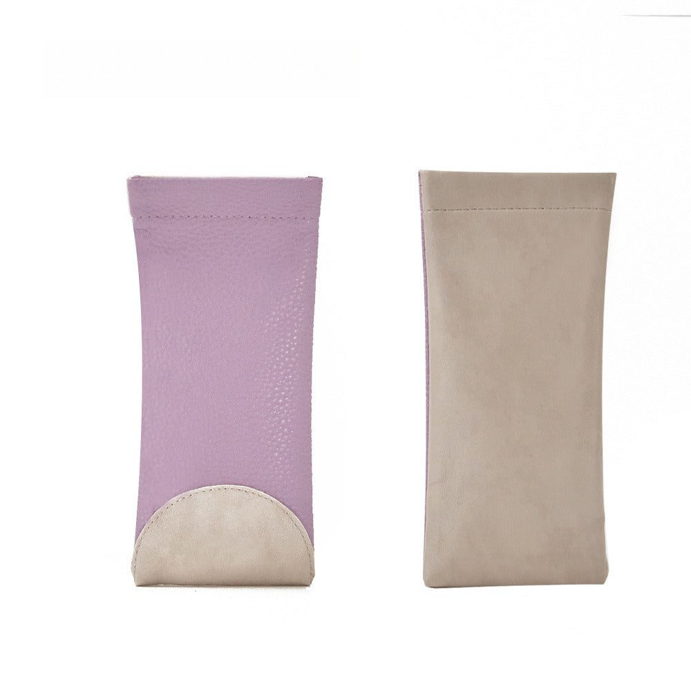 Portable PU Sunglasses Pouch Simple Case