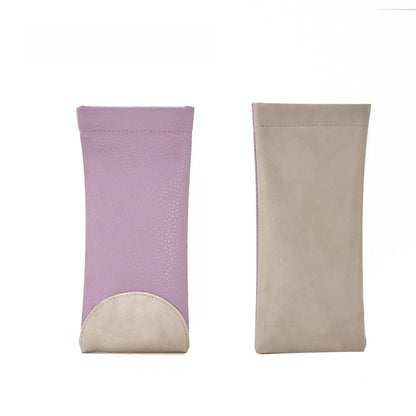 Portable PU Sunglasses Pouch Simple Case
