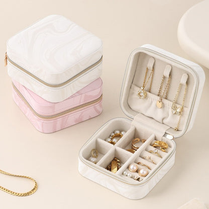 Simple Portable Vintage Jewelry Box Multiple Colors