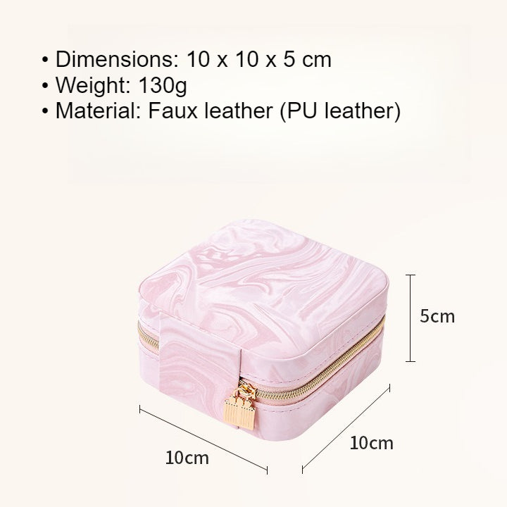 Simple Portable Vintage Jewelry Box Multiple Colors