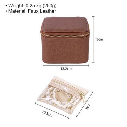 6 Layer Travel Jewelry Organizer Pouch Portable