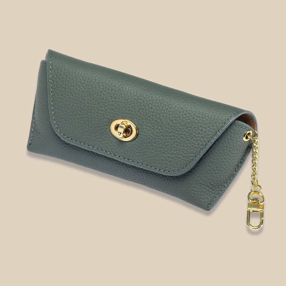 Genuine Leather Vintage Sunglasses Case Multiple Colors
