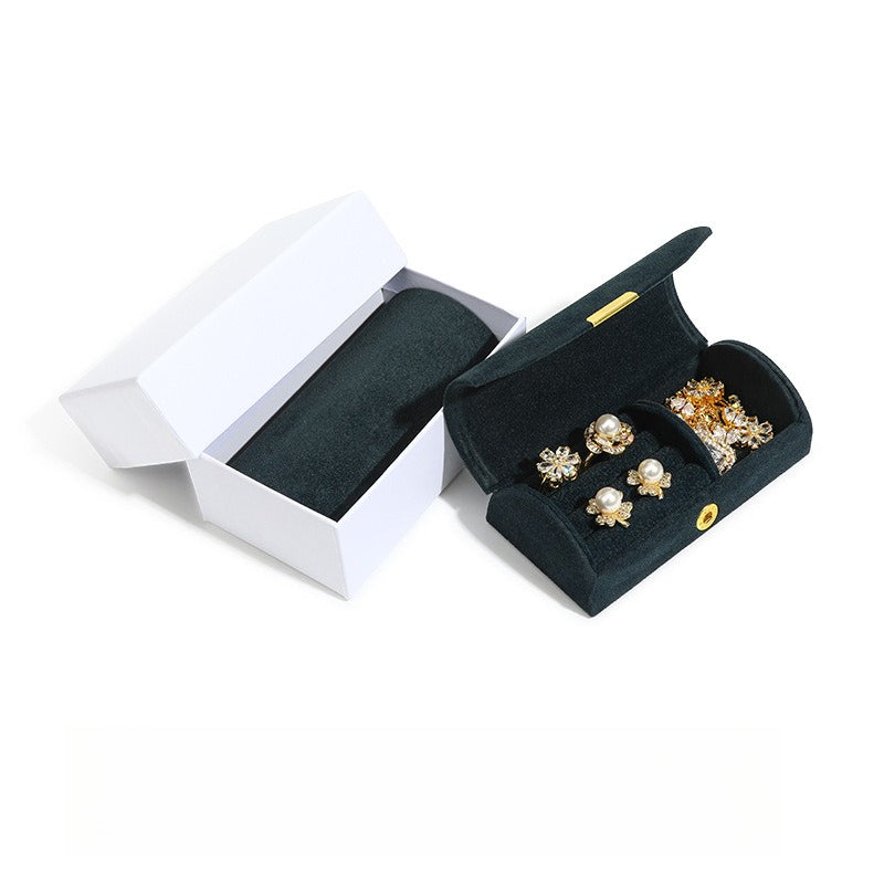 Ultra Light Beaded Velvet Travel Jewelry Pouch