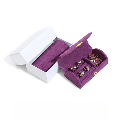 Ultra Light Beaded Velvet Travel Jewelry Pouch