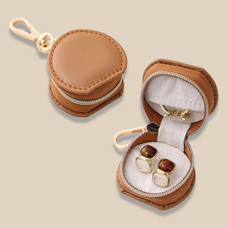Mini Portable Pouch Charm Jewelry Case