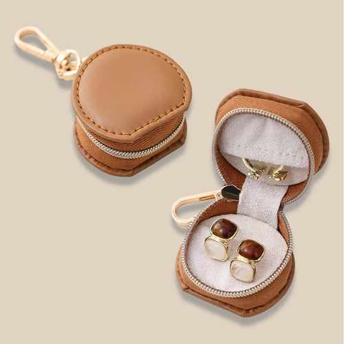 Mini Portable Pouch Charm Jewelry Case