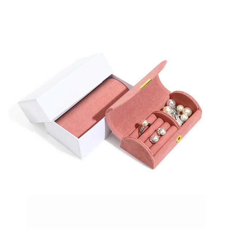 Ultra Light Beaded Velvet Travel Jewelry Pouch
