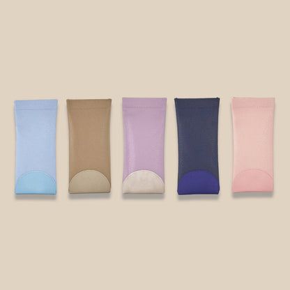Portable PU Sunglasses Pouch Simple Case