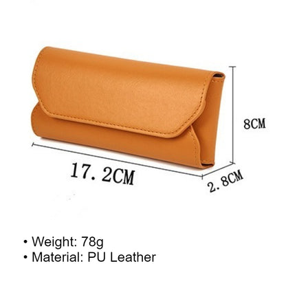 Classic Solid Color Crush Resistant Waterproof Eyeglasses Case