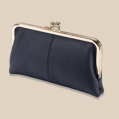Genuine Leather Clutch Wallet Long Simple Fashion