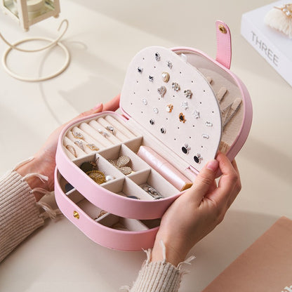 Multi Layer Jewelry Organizer Box for Rings Earrings