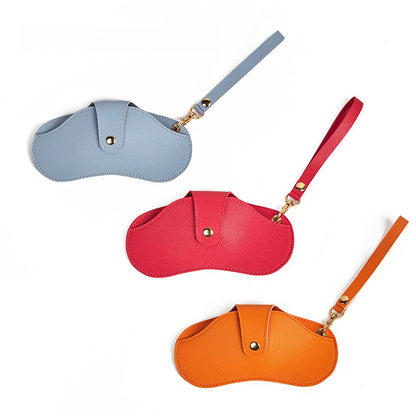 Portable PVC Sunglasses Case with Handle Multiple Colors
