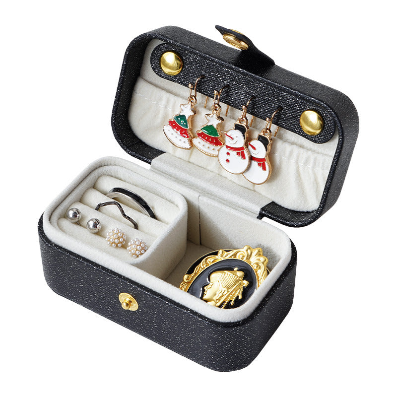 Mini Travel Jewelry Box for Earring Ring Lipstick