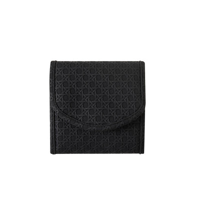 Portable Leather Foldable Travel Jewelry Pouch Multiple Colors