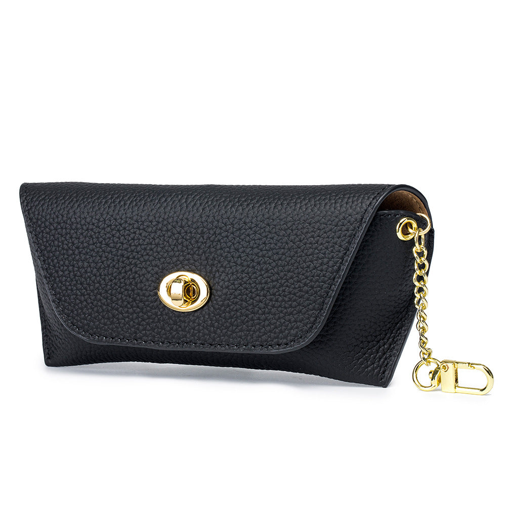 Genuine Leather Vintage Sunglasses Case Multiple Colors