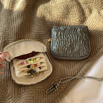 Travel Jewelry Pouch for Gold & Silver Bracelets