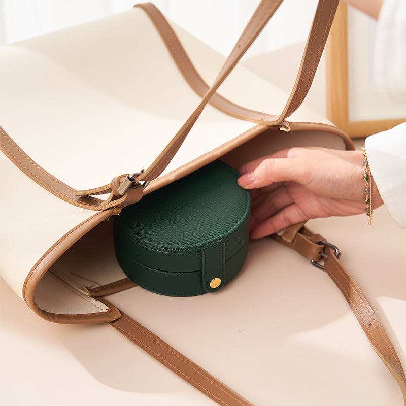 Portable Multi Layer Travel Jewelry Box for Earrings Rings