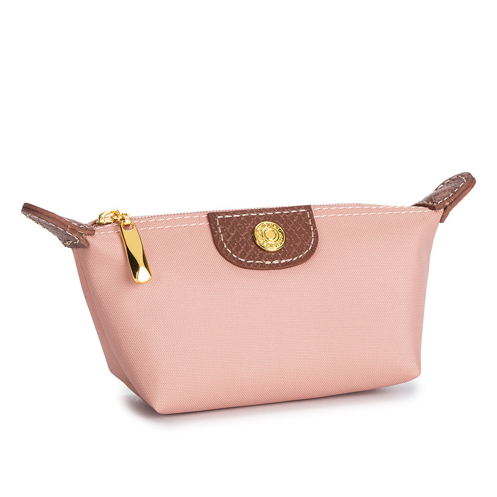 Mini Portable Nylon Pouch Wallet Multiple Colors