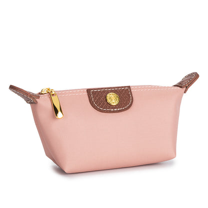 Mini Portable Nylon Pouch Wallet Multiple Colors