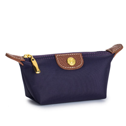 Mini Portable Nylon Pouch Wallet Multiple Colors