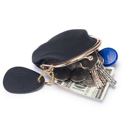 Mini Vintage Genuine Leather Coin Purse Multiple Colors