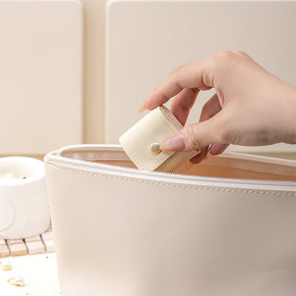 Ultra Compact Portable Microfiber Jewelry Pouch