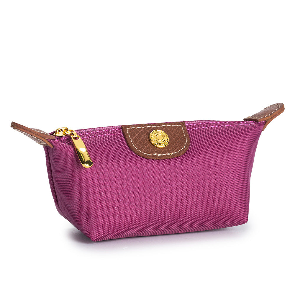 Mini Portable Nylon Pouch Wallet Multiple Colors