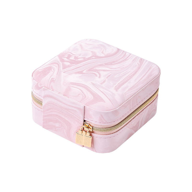 Simple Portable Vintage Jewelry Box Multiple Colors